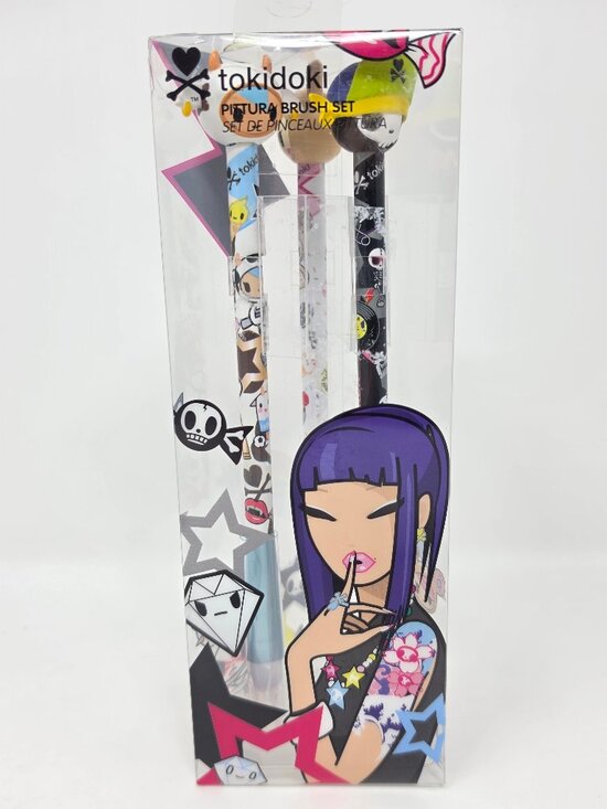 tokidoki Other - Sephora Tokidoki Pittura Makeup 3 Brush Set Mozzarella Adios Amigos Donutella